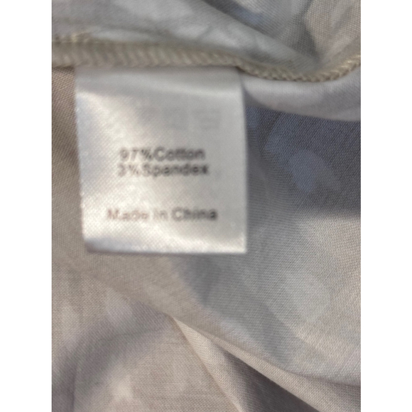 TUCKERMUCK Beige & White Antelope Print ButtonRoyal Shirt Dress L - Picture 14 of 15